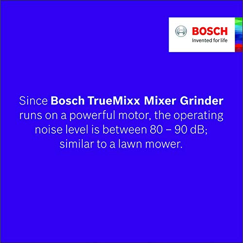 Bosch TrueMixx Bold Mixer Grinder MGM4334BIN 600 Watt, 3 Jars (Black)
