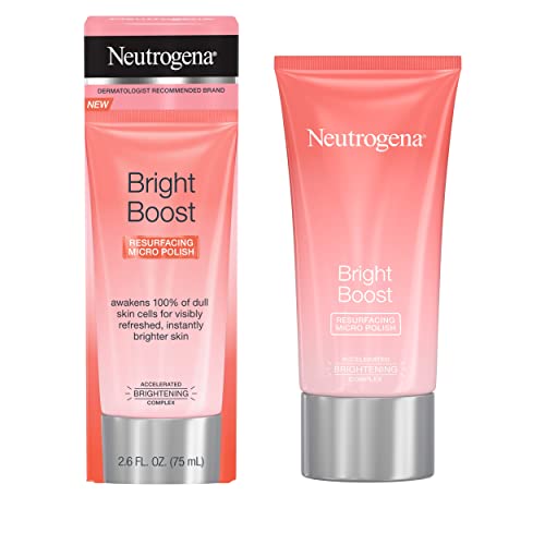 Neutrogena Bright Boost Micro Polish, 3x power than normal scrub, powered by neoglucosamine, 75g