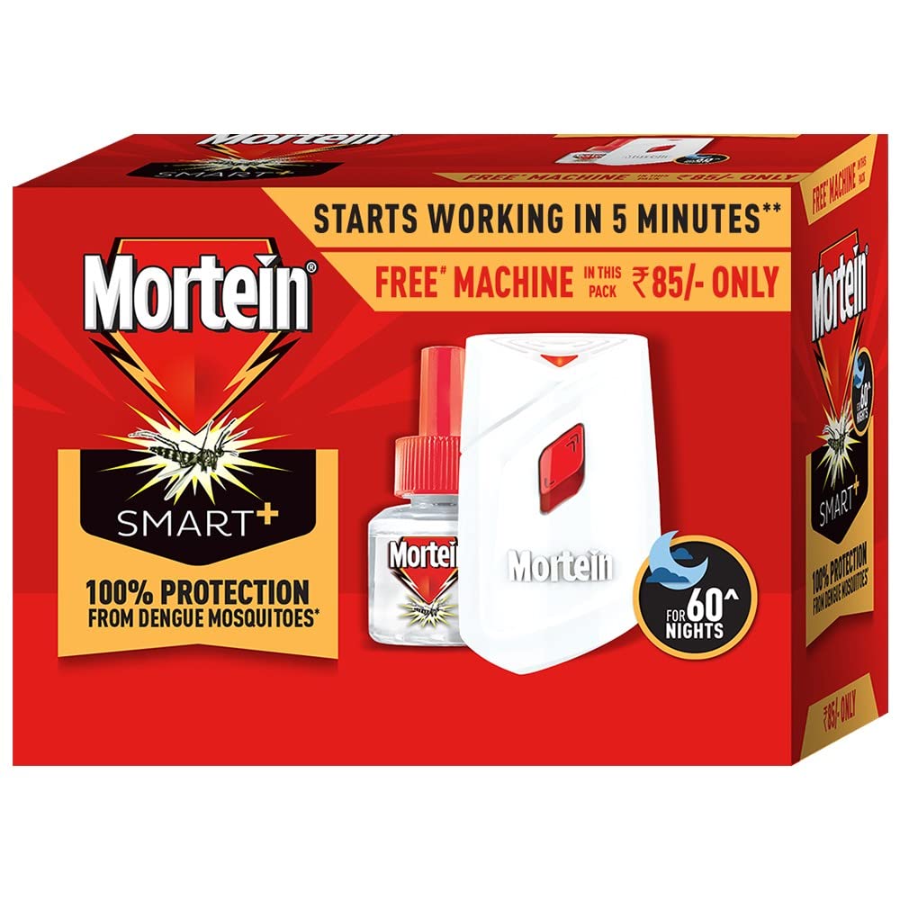 Mortein SmartPlus Mosquito Killer Machine + Refill - Combo Pack (45ml)