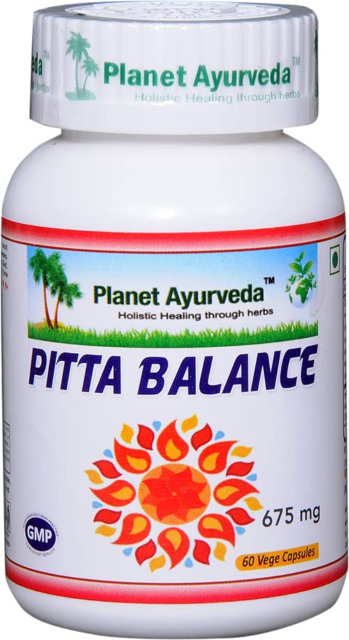 Planet Ayurveda Pitta Balance (60 Caps, Pack of 1)