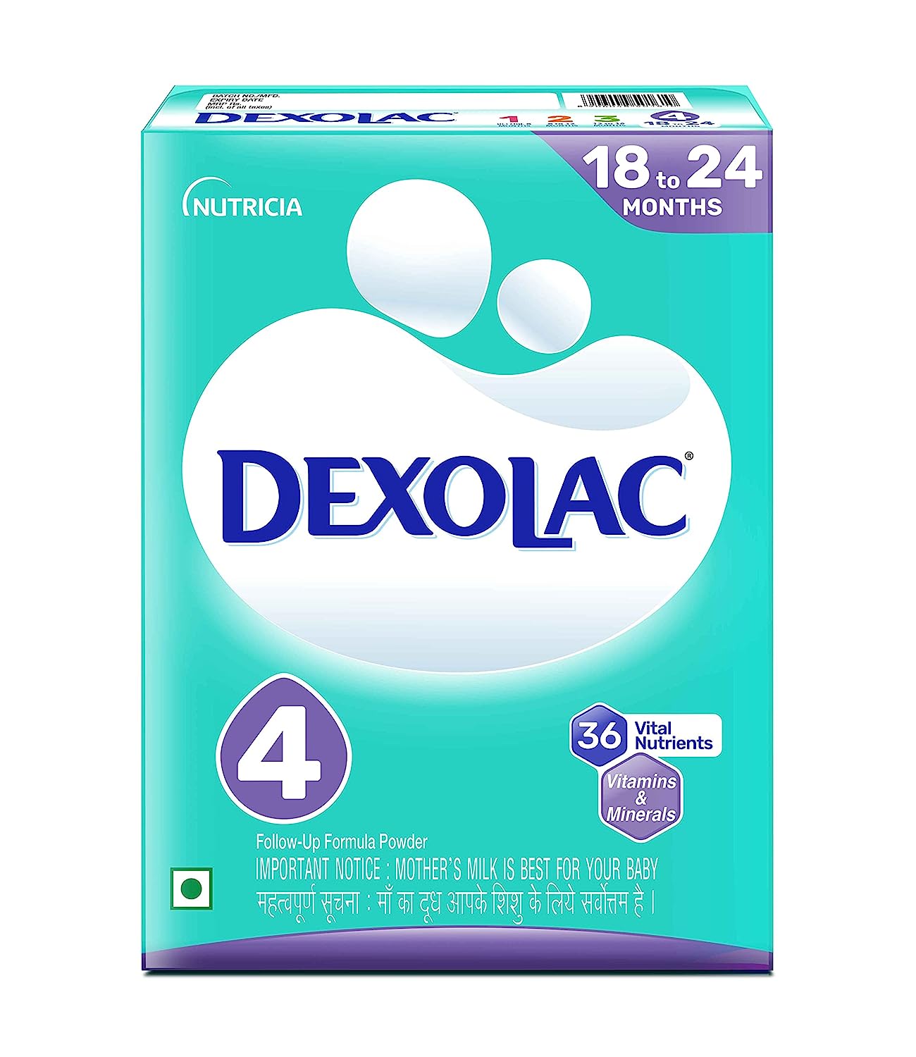 Dexolac Follow Up Infant Formula Milk Powder for Babies - Stage 4 (18 to 24 months)