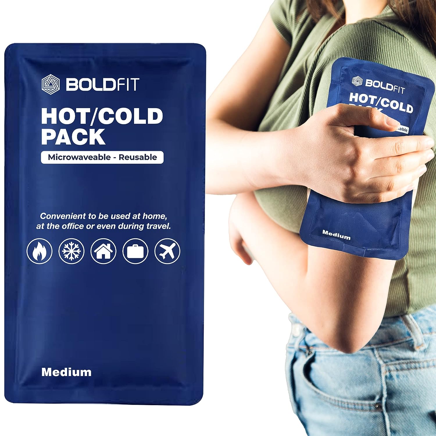 Boldfit Reusable Hot and Cold Ice Pack
