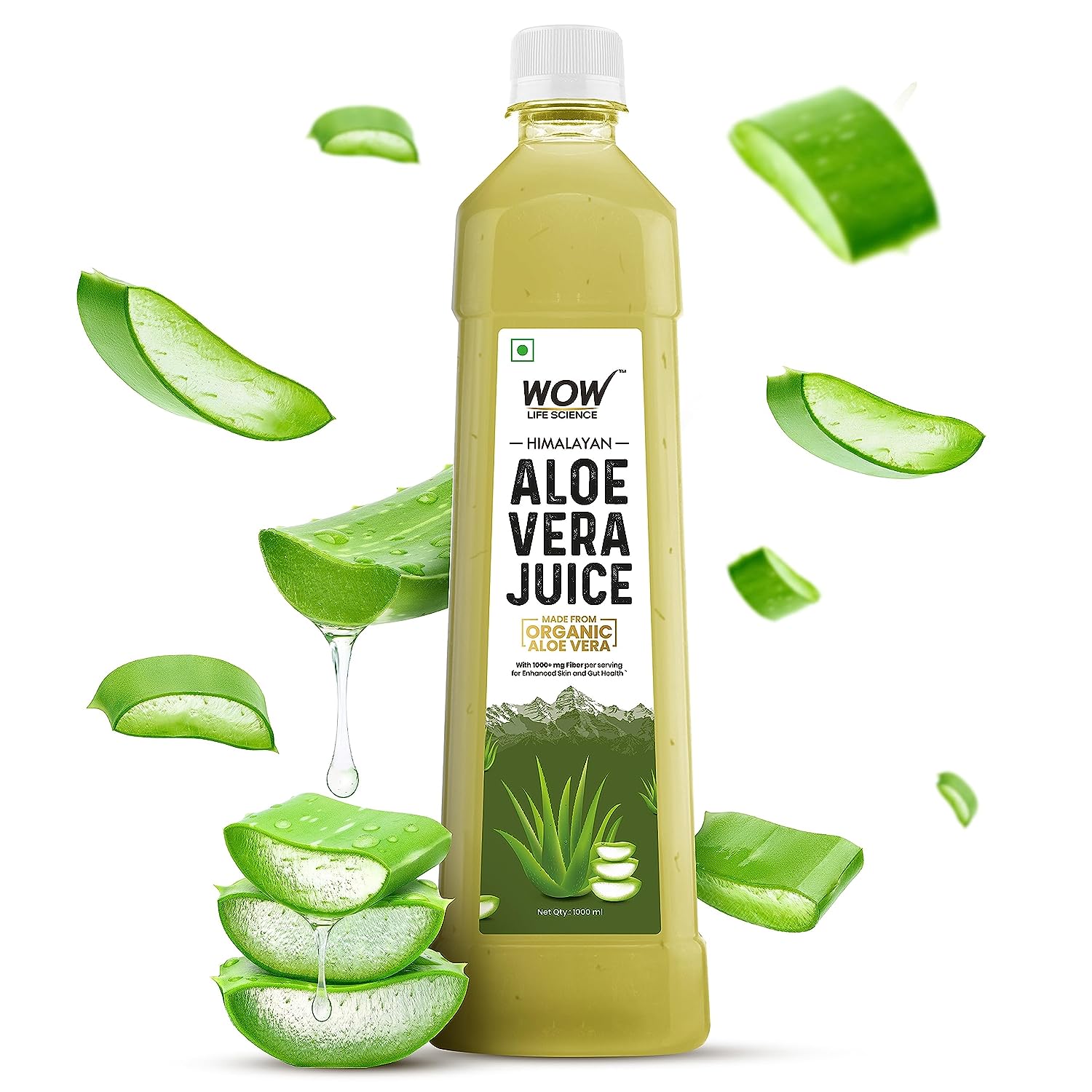 WOW Life Science Himalayan Aloe Vera Juice -1L