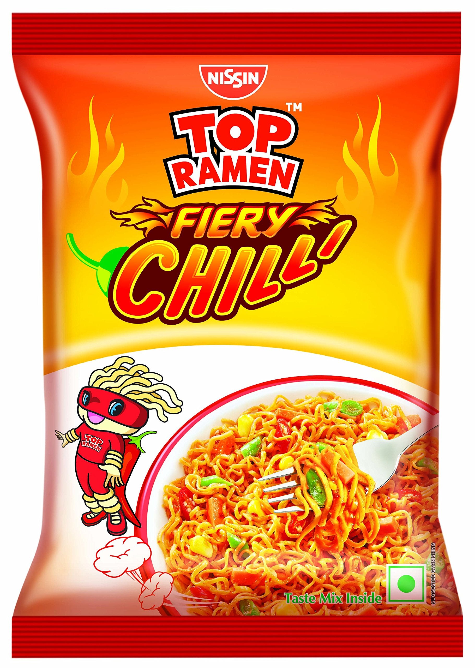 Top Ramen Fiery Chilli Noodles, 70g