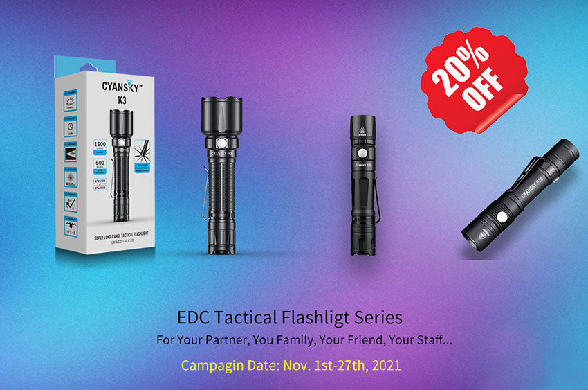 EDC flashlight thanksgiving gifts