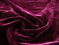 tissu de soie velours