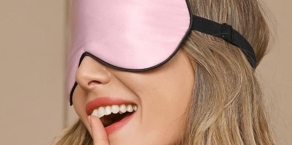 Pure Silk Solid Color Sleep Eye Mask