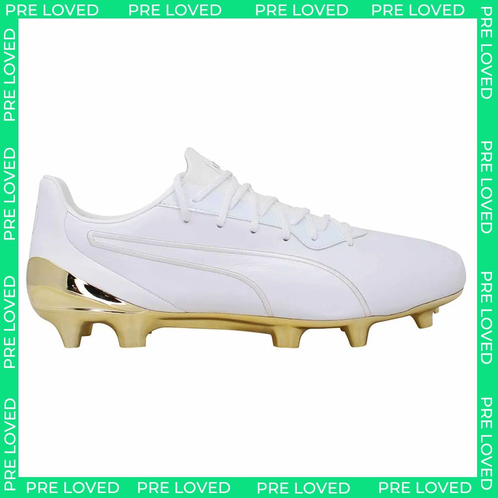 Puma King Platinum FG/AG White Mens Football Boots NO BOX