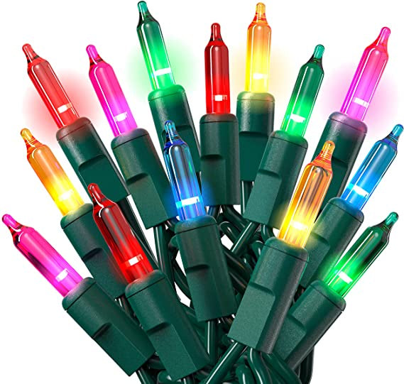 50 christmas lights multi-color