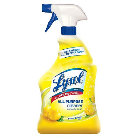 LYSOL ALL PURPOSE CLEANER LEMON SPRAY  32 OZ
