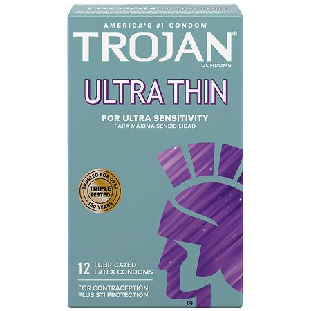 TROJAN ULTRA THIN 12 PACK