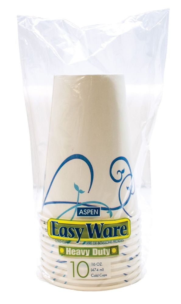 EASY WARE HD 16 OZ PAPER CUP PRINTED DESIGN 10CT