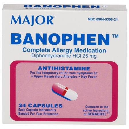 BANOPHEN CAPSUL 25MG  24 CAPSUL