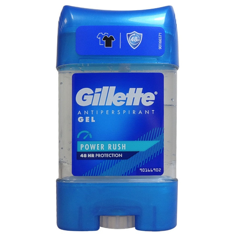 GILLETTE POWEDER RUSH CLEAR GEL STICK 2.7OZ #47190