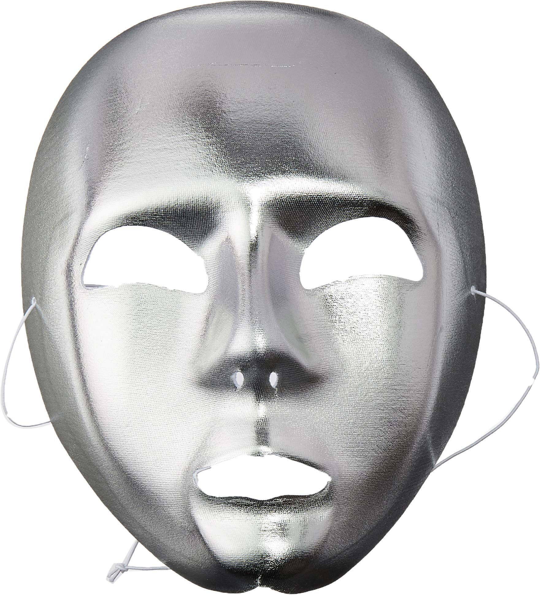 Full Face Silver Mask