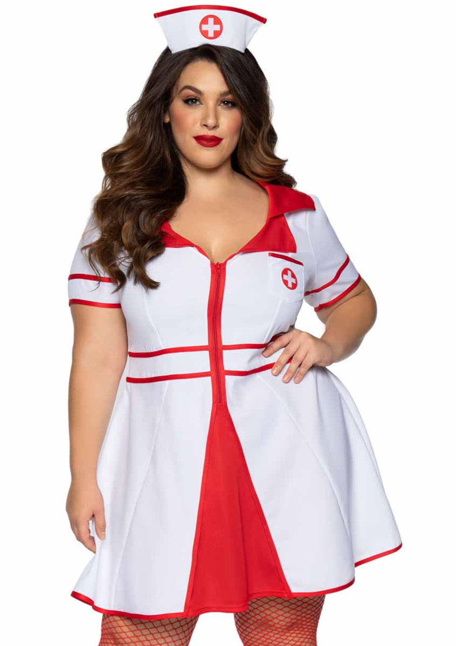 Hospital Honey Nurse Costume - Plus