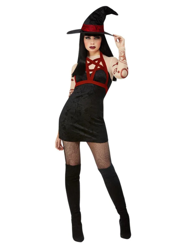 Fever Satanic Witch Costume (Black)