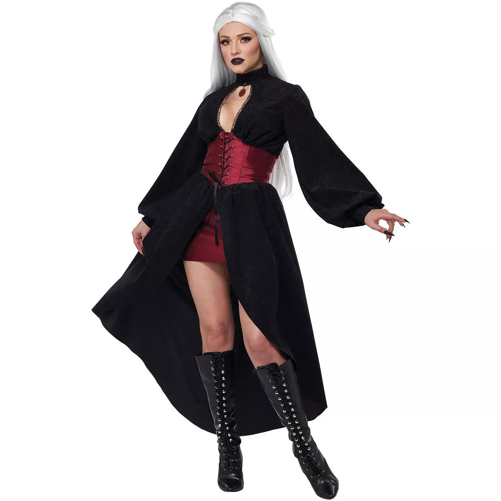 Vampire Corset Coat Adult Costume