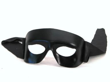 Black Western Ranger Eye Mask
