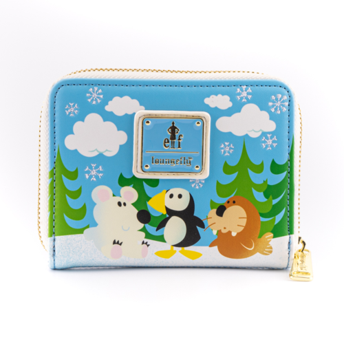 Loungefly Elf Buddy and Friends Zip Around Wallet