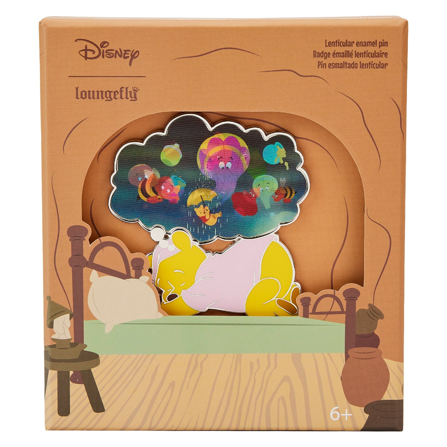 Loungefly Disney Winnie the Pooh Heffa-Dream 3 Inch Collector Box Pin