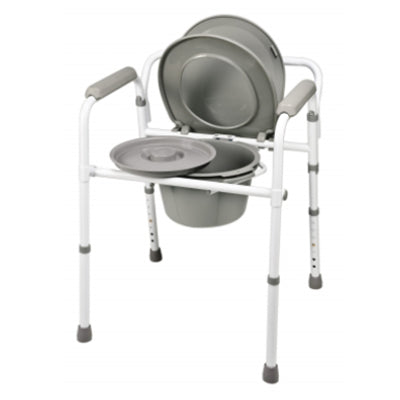 Graham Field 3-in-1 Steel Folding Commode, 4 Each Per Case