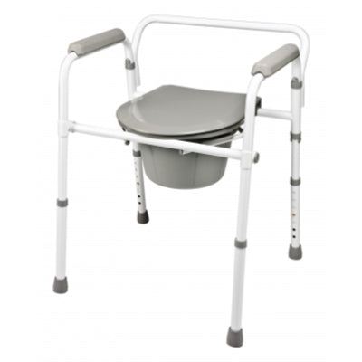 Graham Field 3-in-1 Steel Folding Commode, 4 Each Per Case