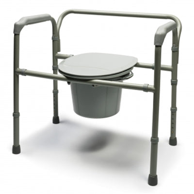 Graham Field Bariatric Steel Folding Commode, 2 Each Per Case