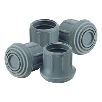 Graham Field Replacement Commode Tips - Gray, 2 Pair Per Set