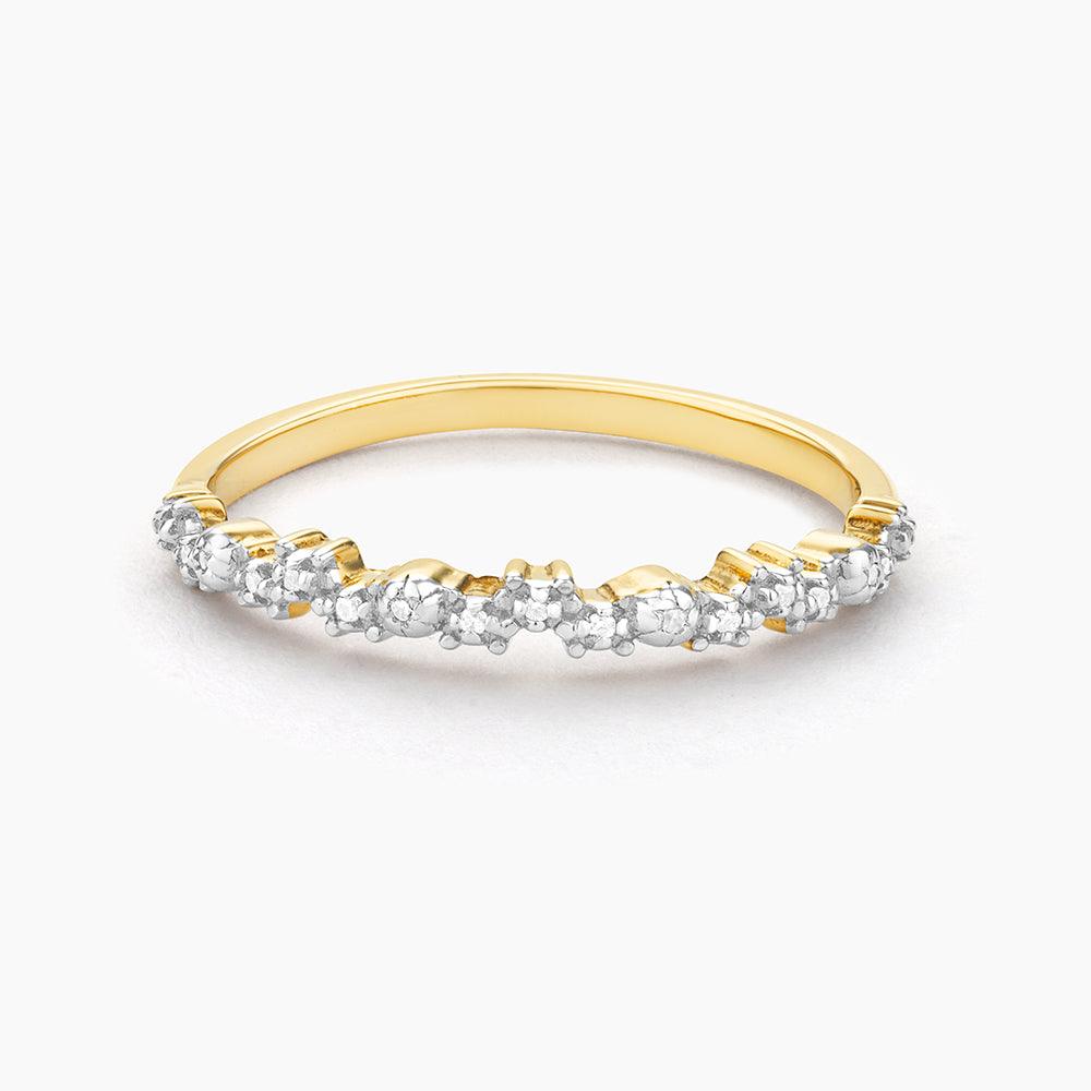 Ella Stein Shine Bright Stackable Ring in Gold - Size 8