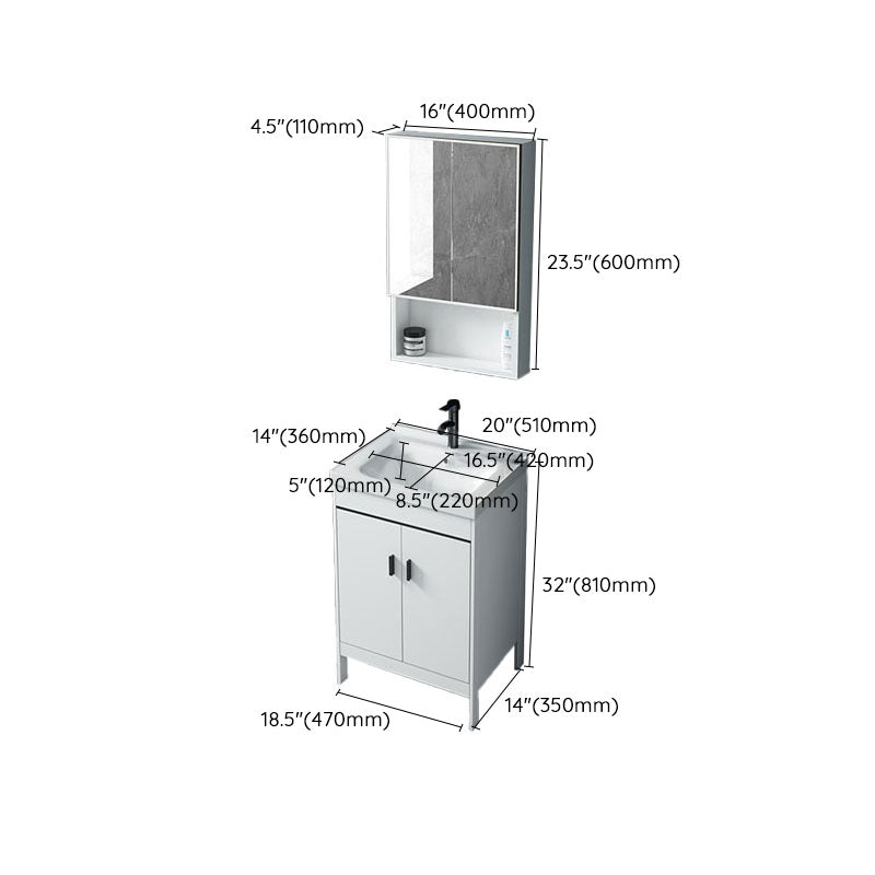 Modern Sink Vanity Free-standing Standard White Vanity Cabinet