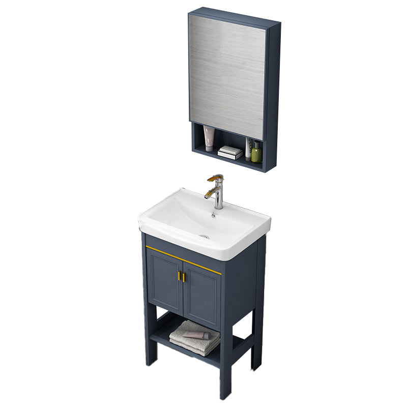 Glam Bathroom Sink Vanity Freestanding Single-Sink Bathroom Vanity Set