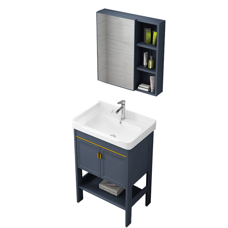 Glam Bathroom Sink Vanity Freestanding Single-Sink Bathroom Vanity Set