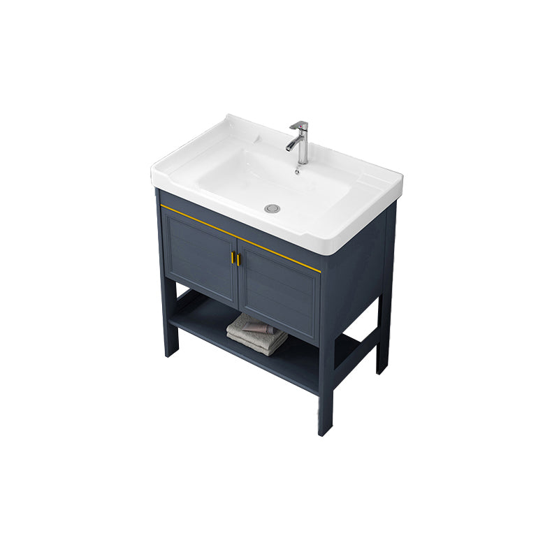 Glam Bathroom Sink Vanity Freestanding Single-Sink Bathroom Vanity Set