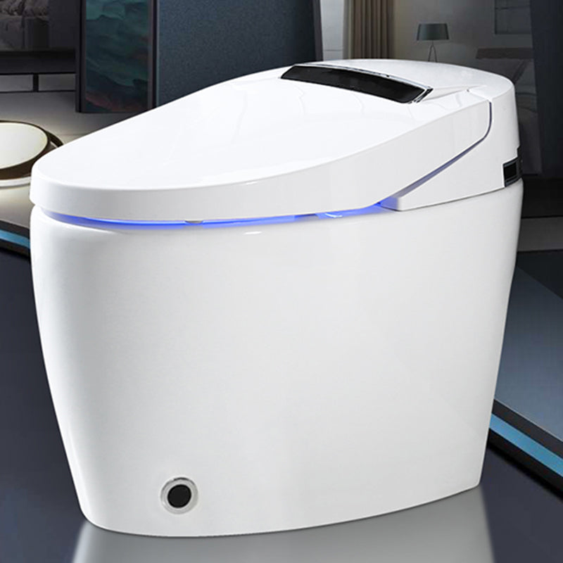 Elongated Smart Toilet Seat Bidet Antimicrobial Bidet Seat with Heated Seat