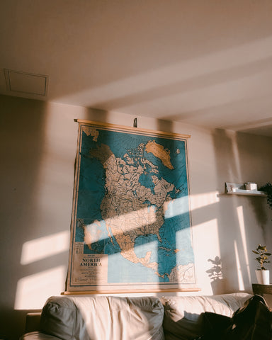 Blog-Map Wall