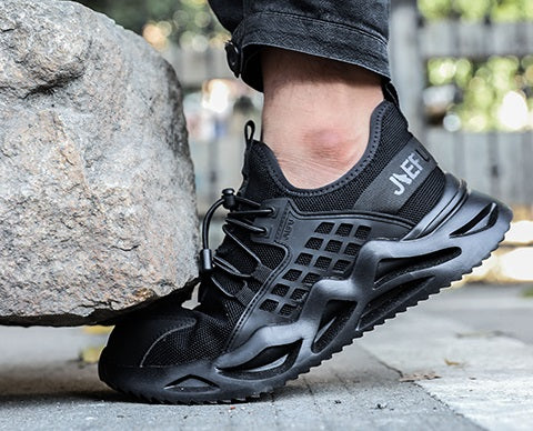 steel toe shoes for men black