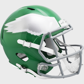 Philadelphia Eagles Full Size Speed Replica Football Helmet 2023 Kelly Green - NFL