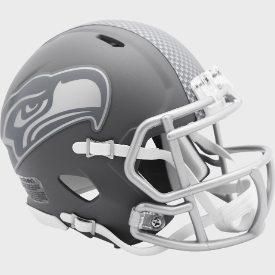 Seattle Seahawks NFL Mini Speed Football Helmet SLATE NFL