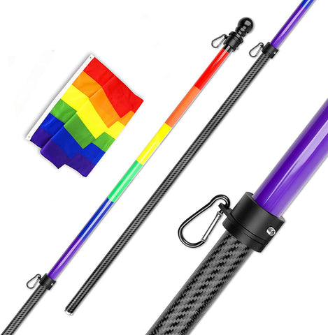 LGBT flag pole