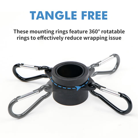 tangle free flag pole clips