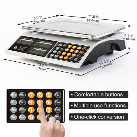 Bromech Price Computing Scale Size