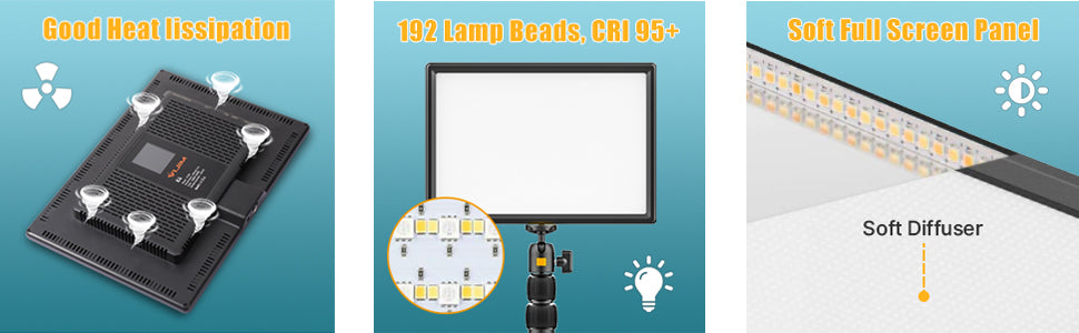 VIJIM K4 LED Streaming Key Light Desktop | Home Studio Lighting