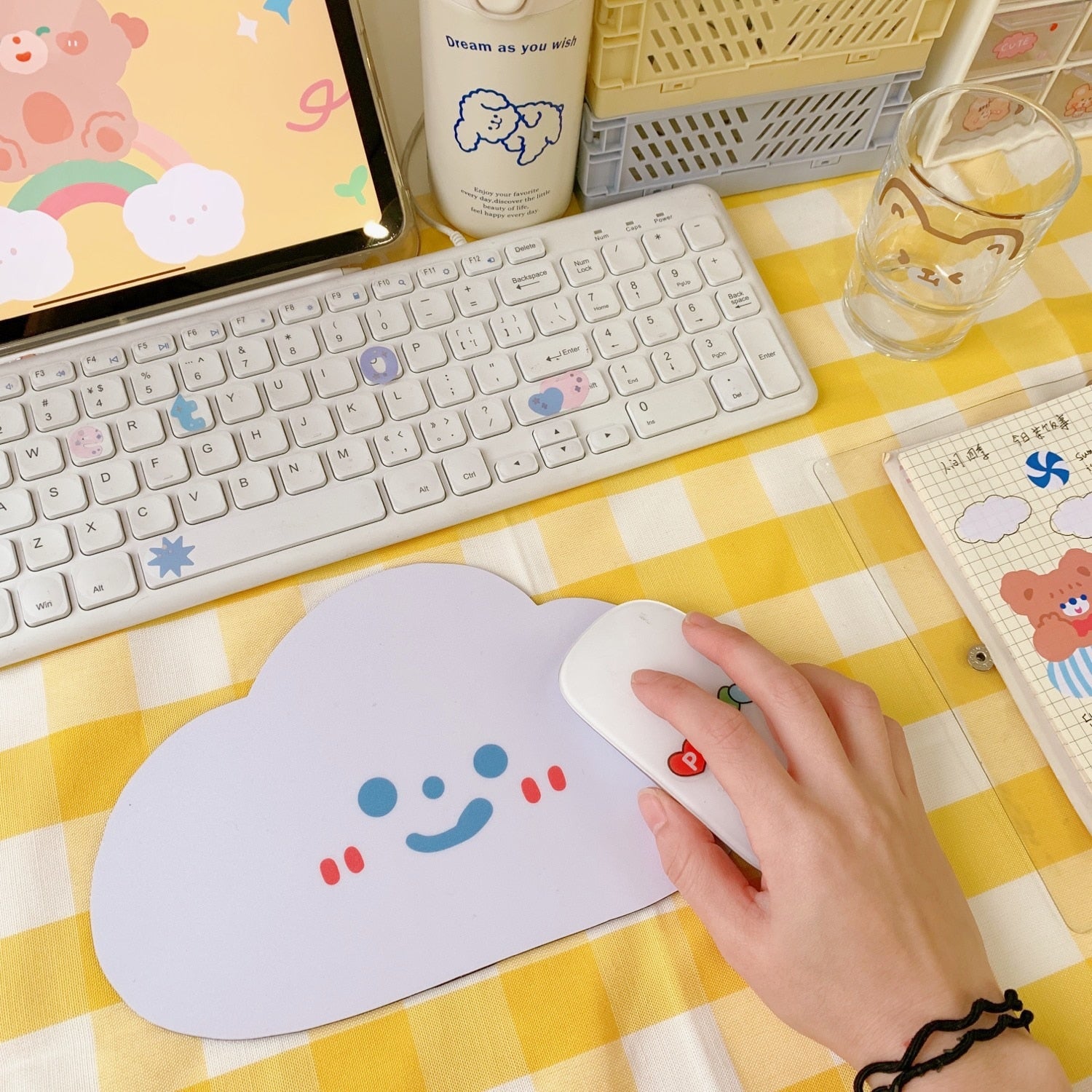 Cute Cartoon Cloud waterproof mousepad