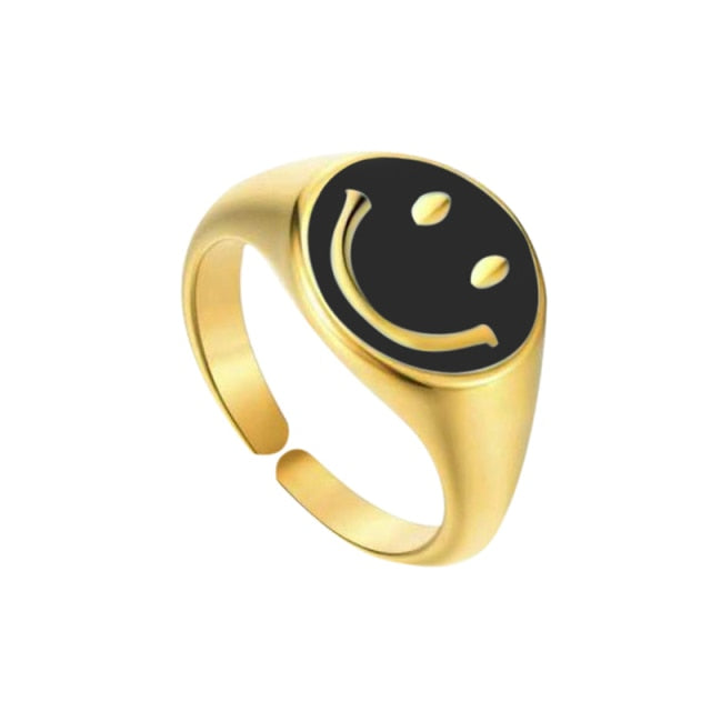 Smiley face ring