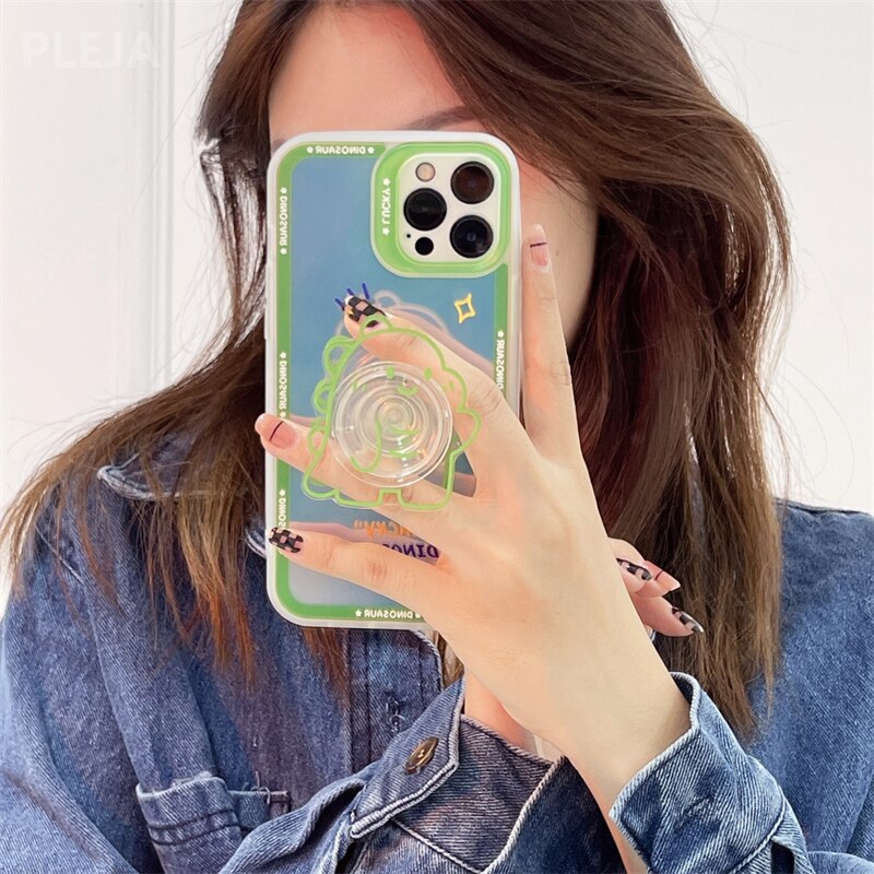 Cute iPhone case with phone grip