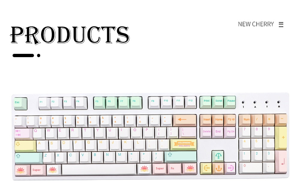 Coloradas Cherry Profile Keycap set