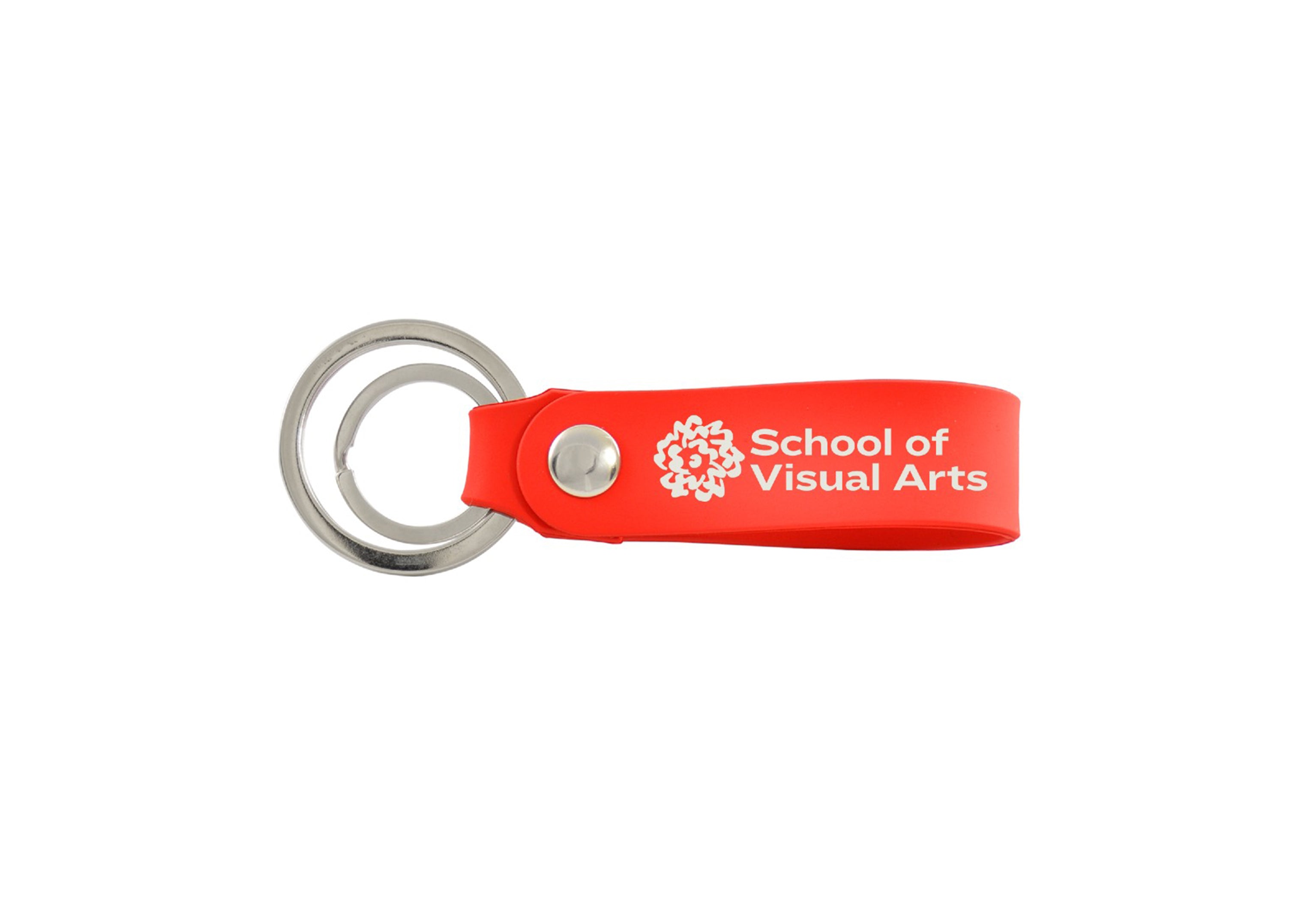 SVA Ringside Logo Silicone Double Ring Snap Key Chain (Multiple Colors)