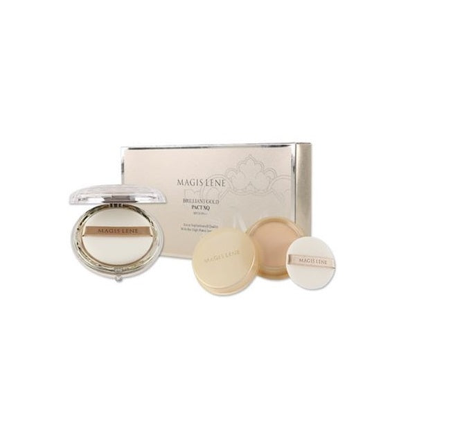 Magis Lene Brilliant Gold Pact XQ 17g + 17g SPF30 PA ++