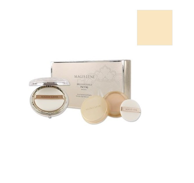 Magis Lene Brilliant Gold Pact XQ 17g + 17g SPF30 PA ++